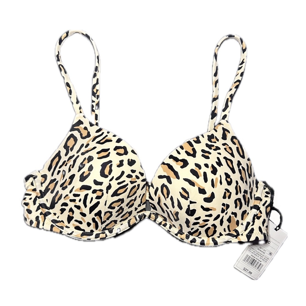 Target Brand Shade & Shore Leopard Bikini Top